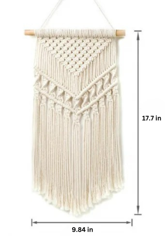Celestial Weave | Boho Tapestry | Creamy White