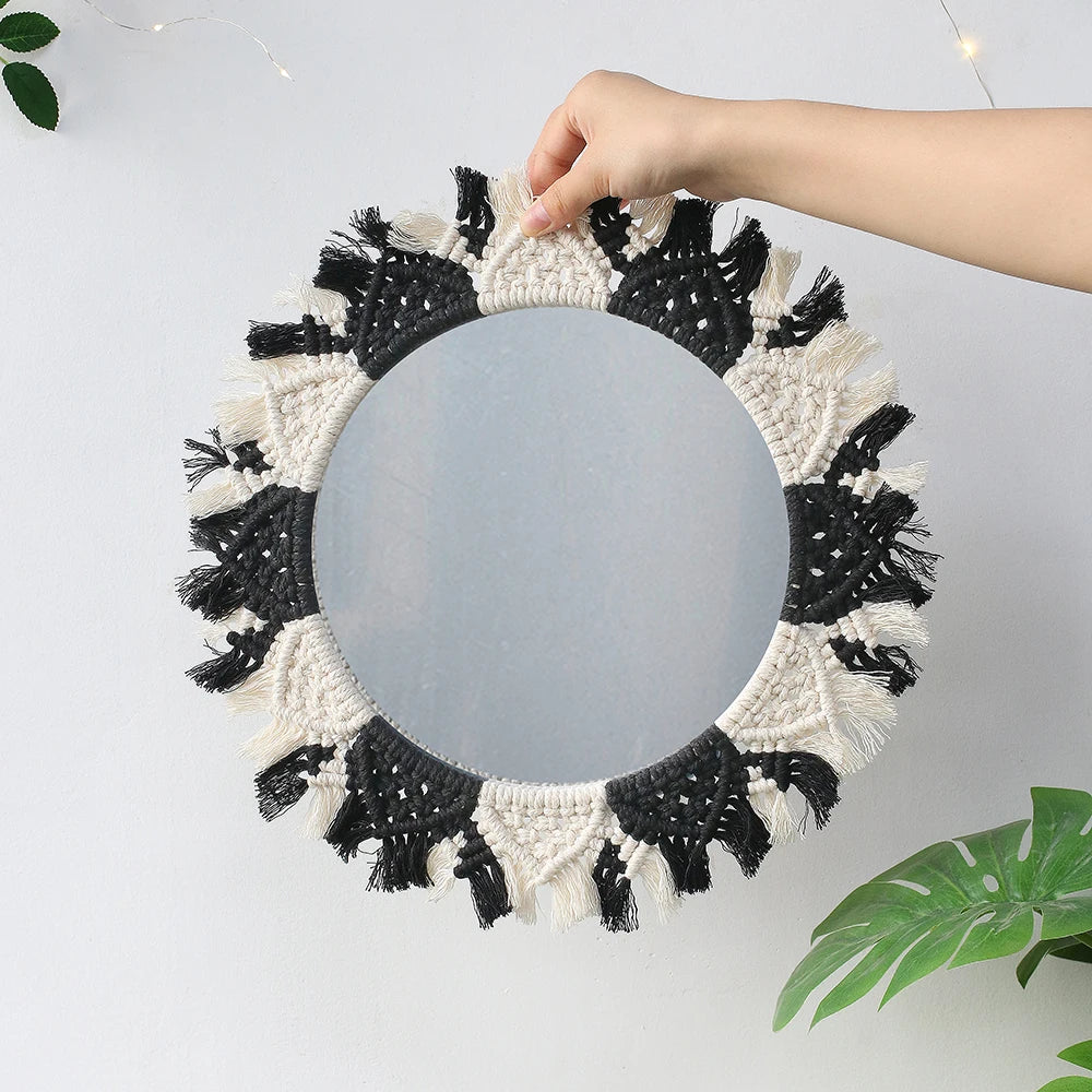 Celestial Charm | Boho Decorative Wall Mirror