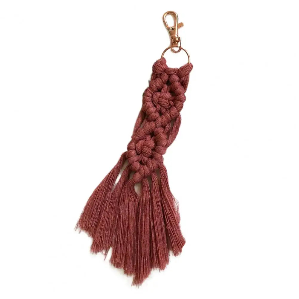 Celestial Key | Boho Key Ring Pendant | Pink