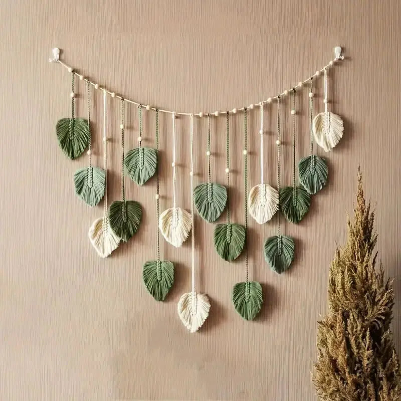 Verde Harmony | Boho Wall Hanging Decor | Green