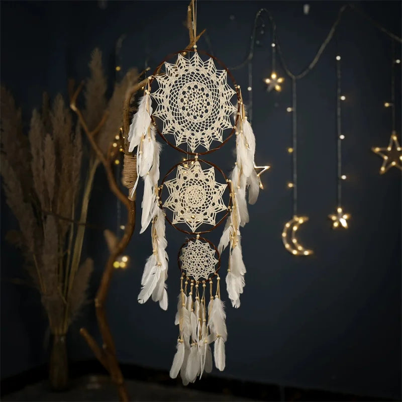 Celestial Echo | Army Green Dreamcatcher