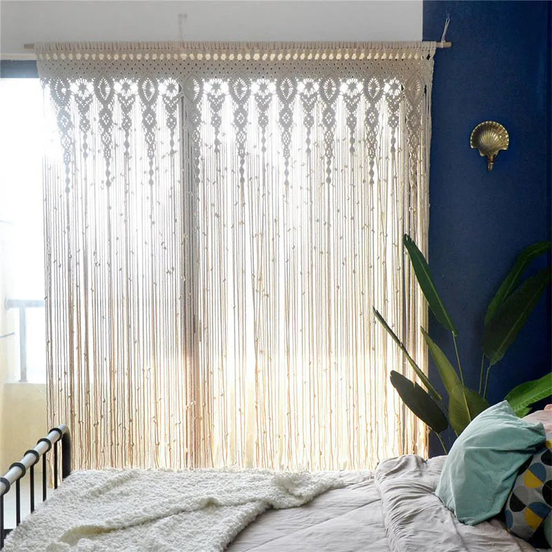 Mystic Veil | Macrame Door Curtain