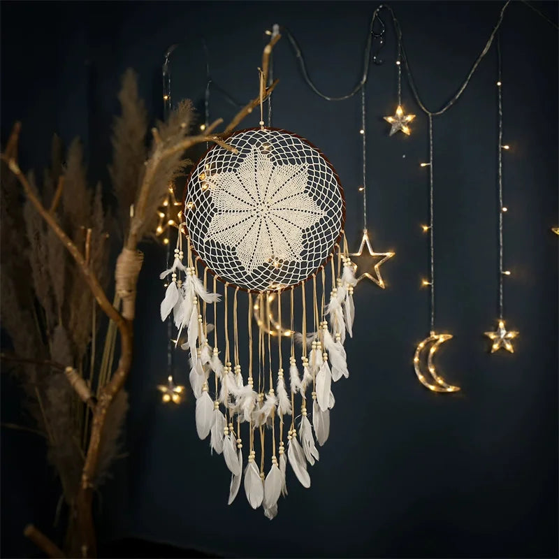Celestial Echo | Army Green Dreamcatcher