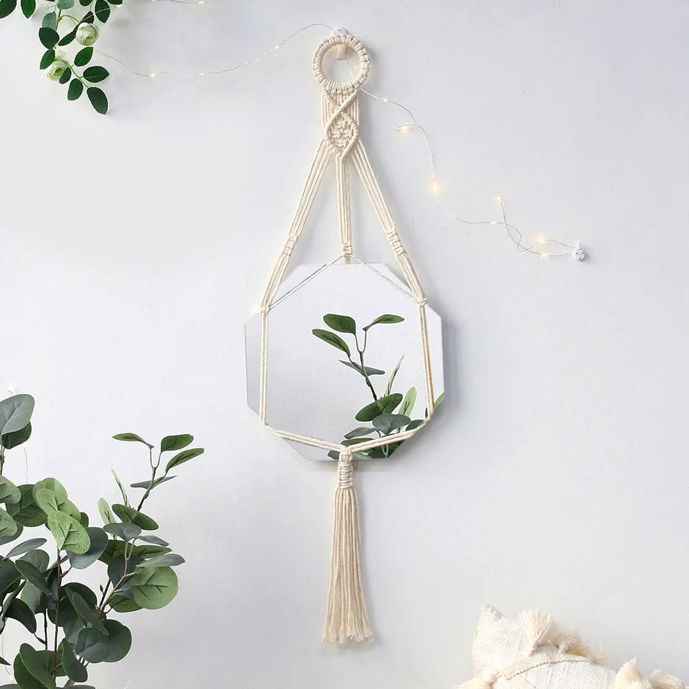 Celestial Charm | Boho Decorative Wall Mirror