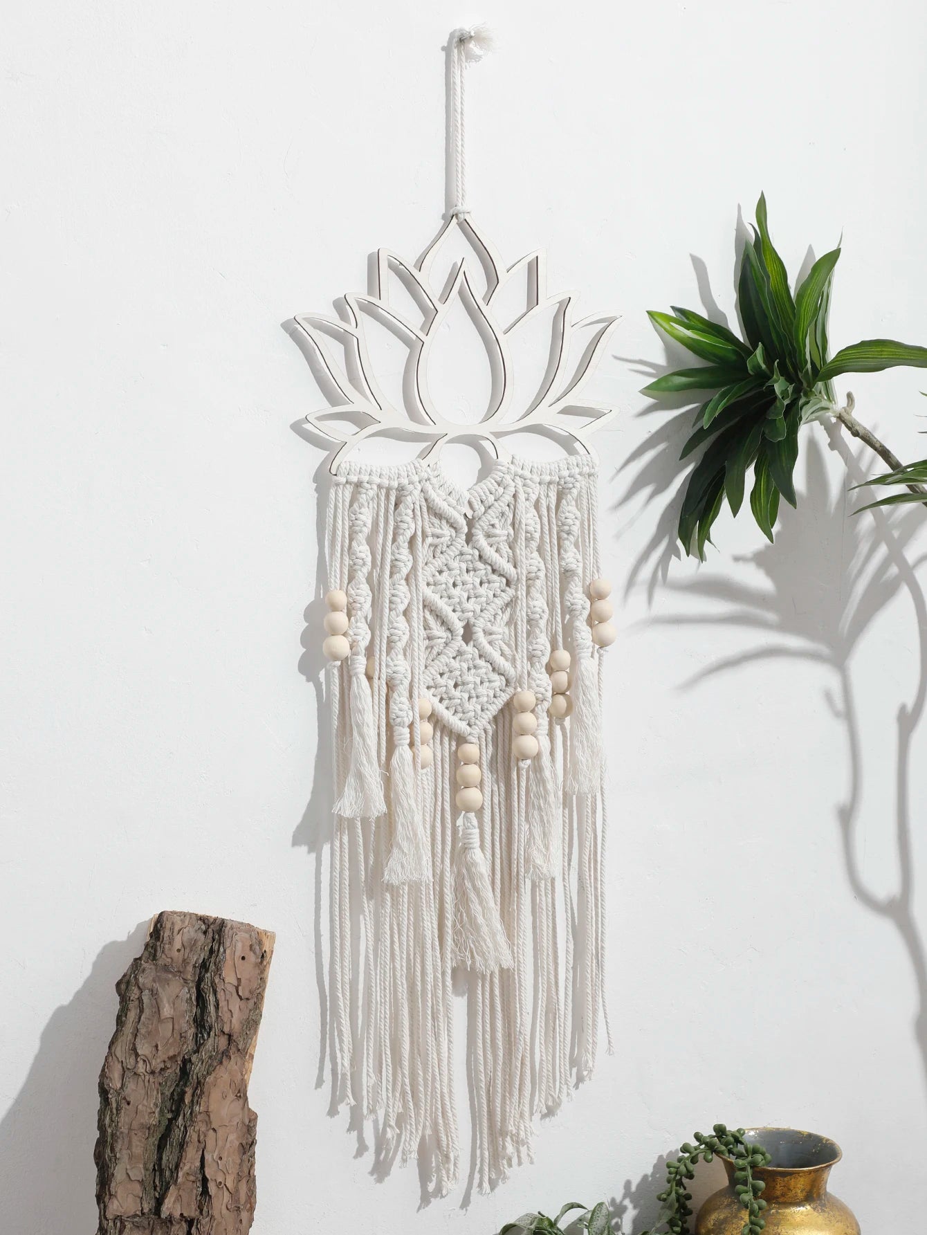 Lotus Serenity | Boho Wall Hanging Dreamcatcher