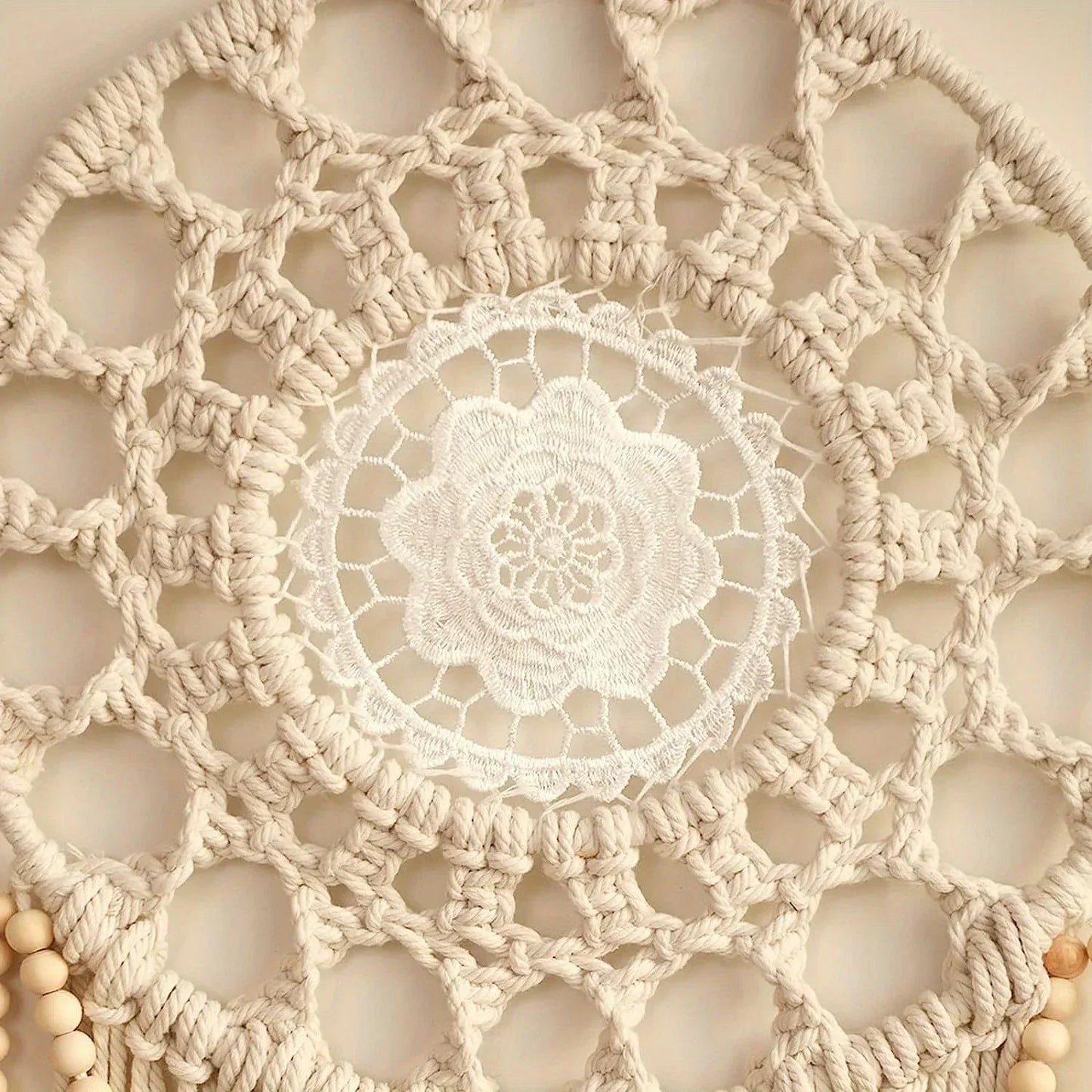 Mystic Dream | Boho Dreamcatcher | Beige
