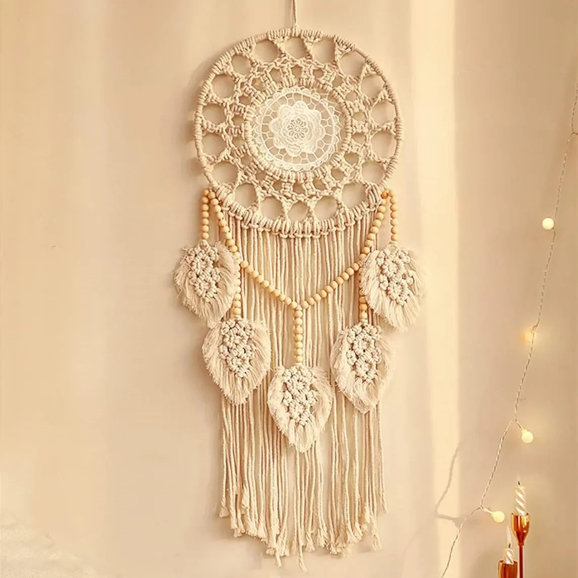 Mystic Dream | Boho Dreamcatcher | Beige