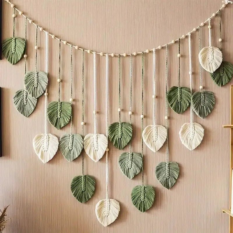 Verde Harmony | Boho Wall Hanging Decor | Green