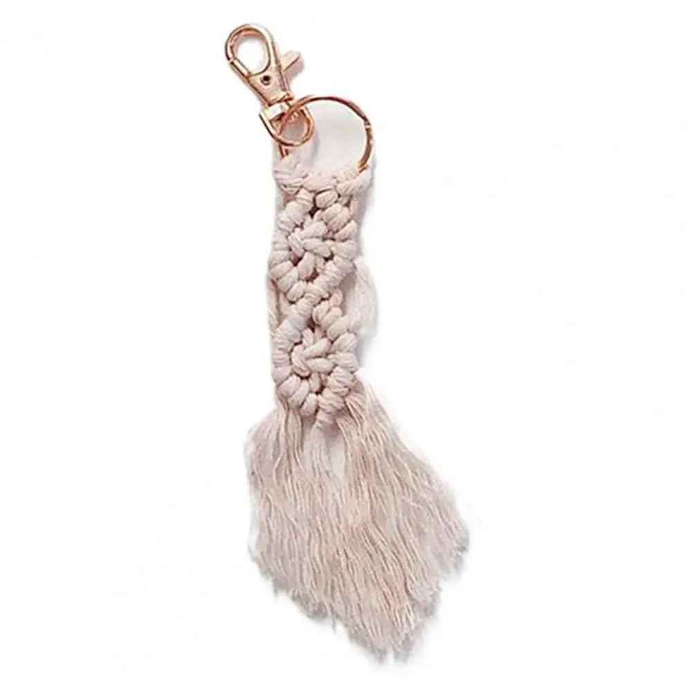 Celestial Key | Boho Key Ring Pendant | Pink