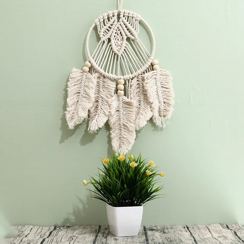 Celestial Dream | Dreamcatcher Wall Art | White