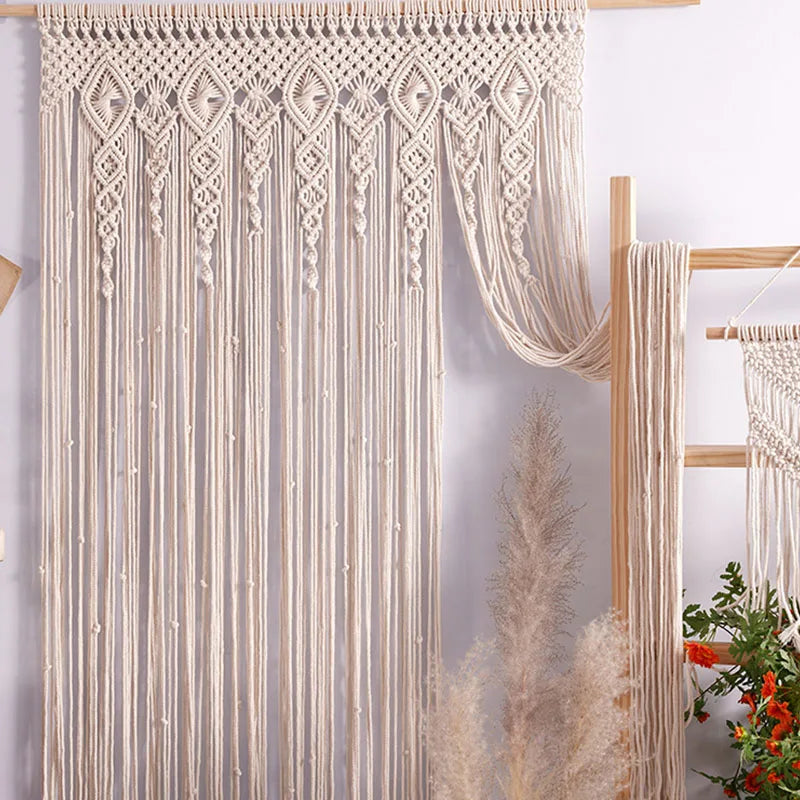 Mystic Veil | Macrame Door Curtain