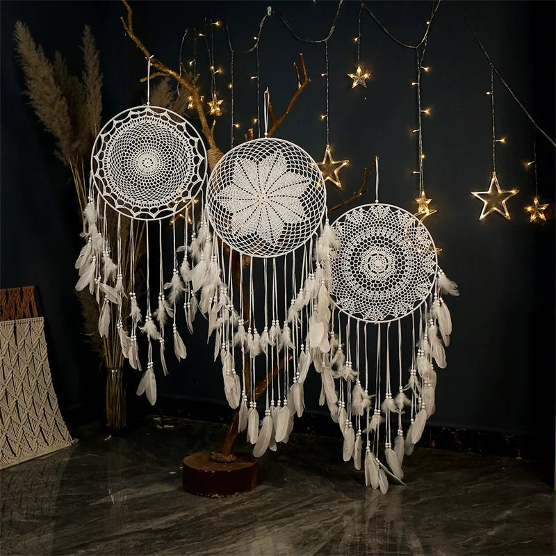 Celestial Echo | Army Green Dreamcatcher