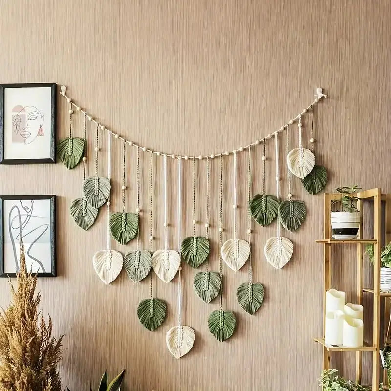 Verde Harmony | Boho Wall Hanging Decor | Green