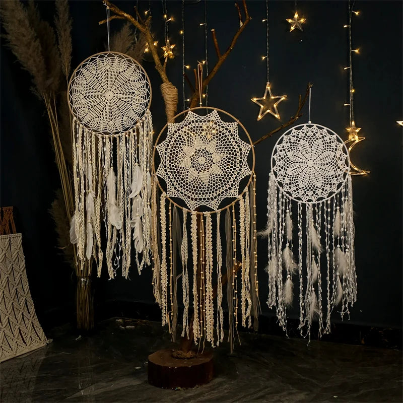 Celestial Echo | Army Green Dreamcatcher