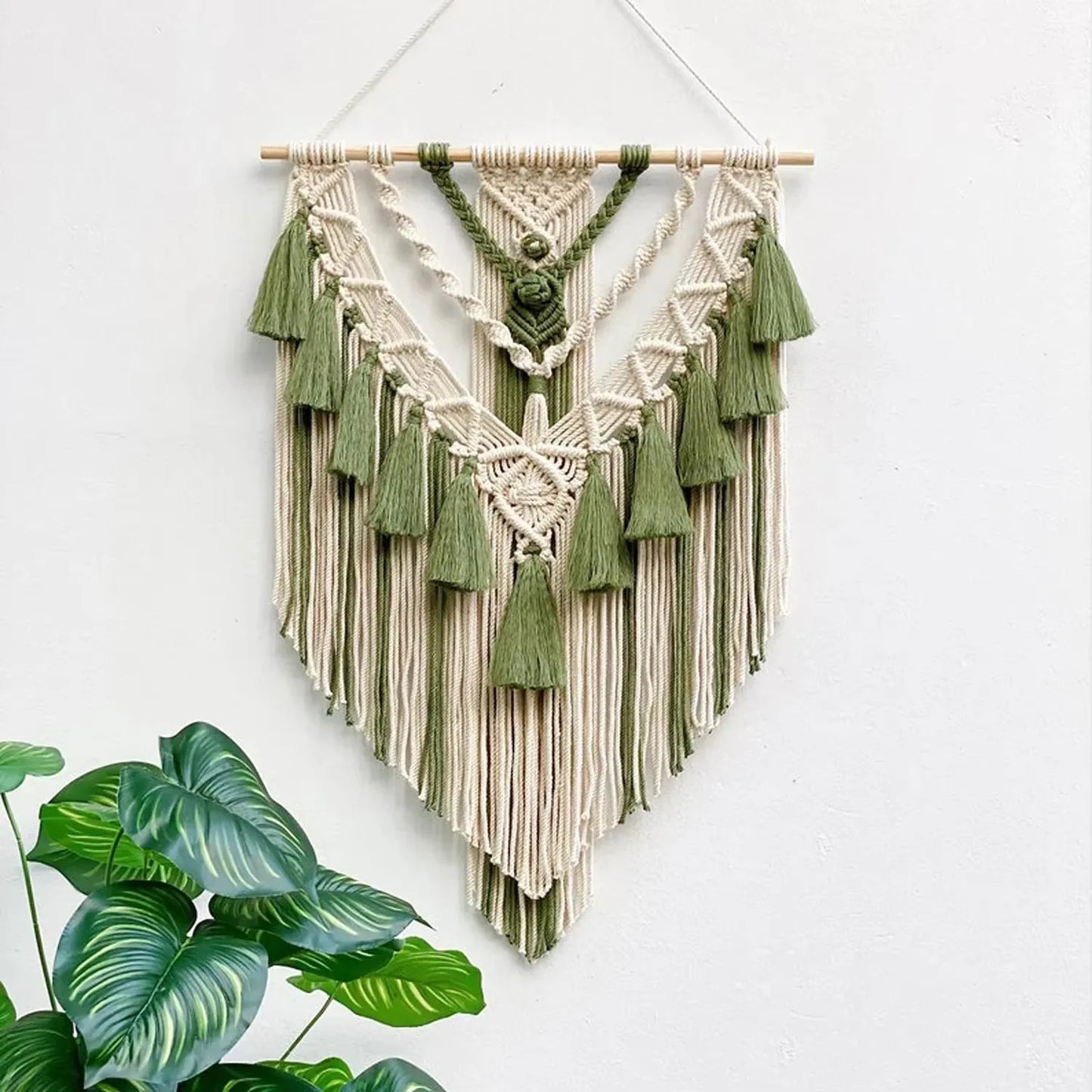 Mystic Grid | Boho Wall Hanging Tapestry