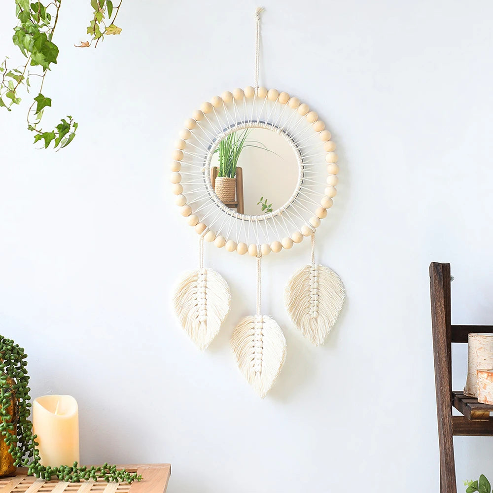 Celestial Charm | Boho Decorative Wall Mirror