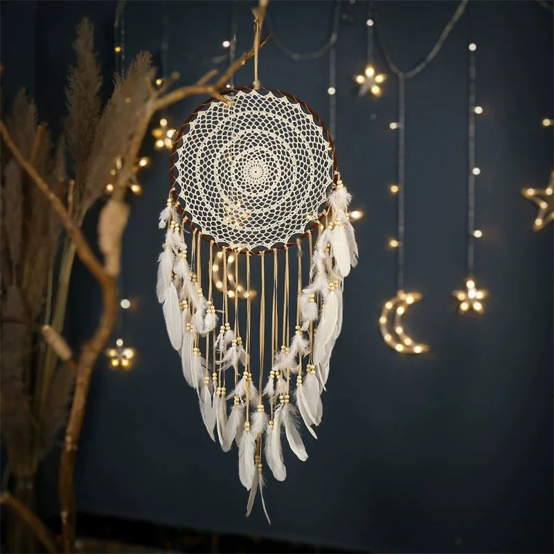 Celestial Echo | Army Green Dreamcatcher