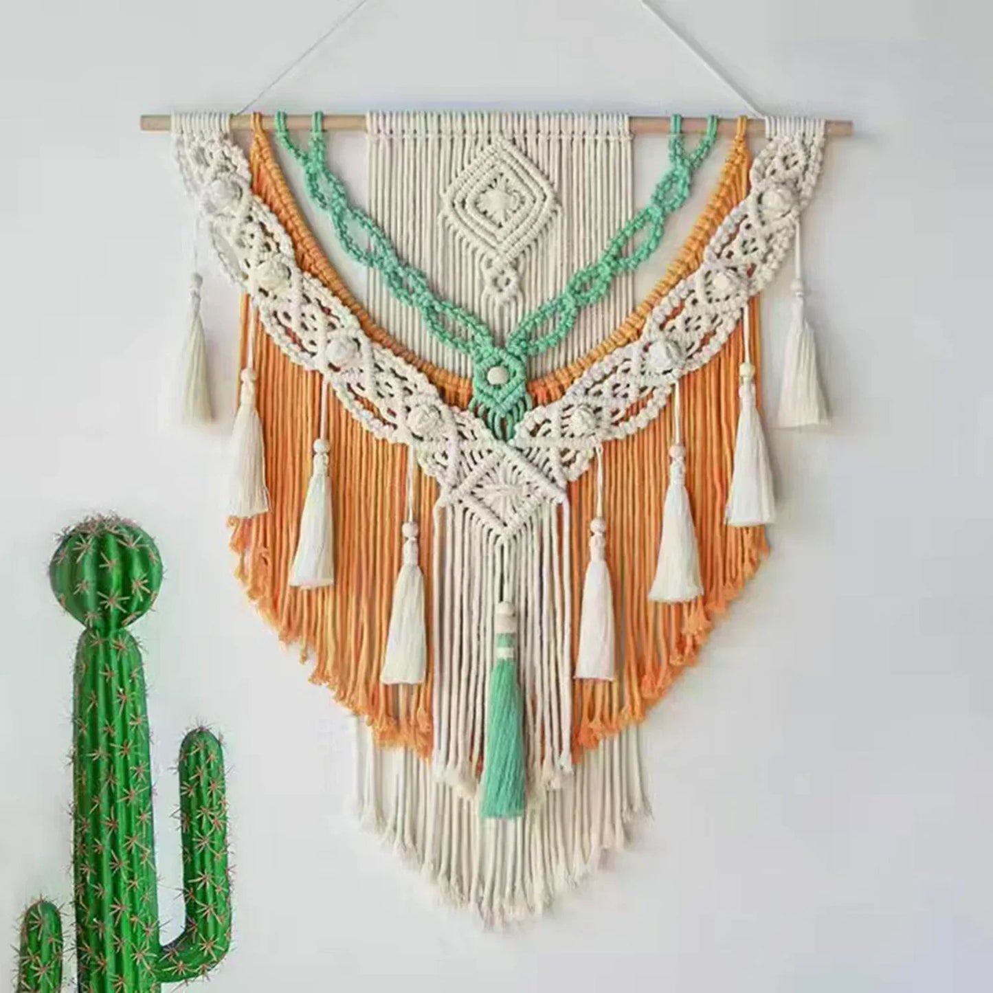 Mystic Grid | Boho Wall Hanging Tapestry