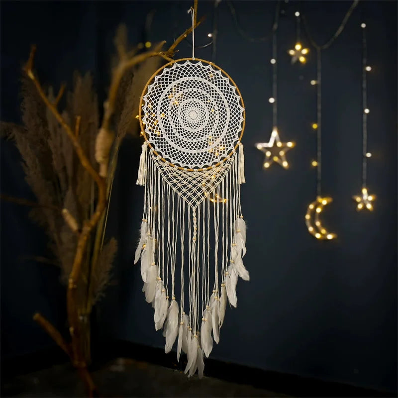 Celestial Echo | Army Green Dreamcatcher