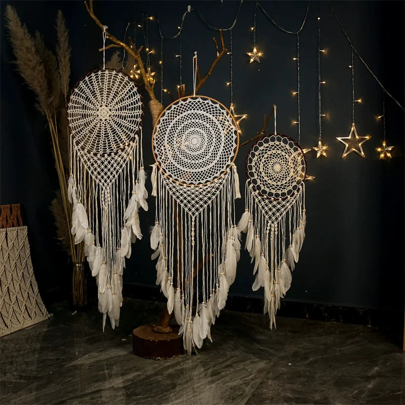 Celestial Echo | Army Green Dreamcatcher