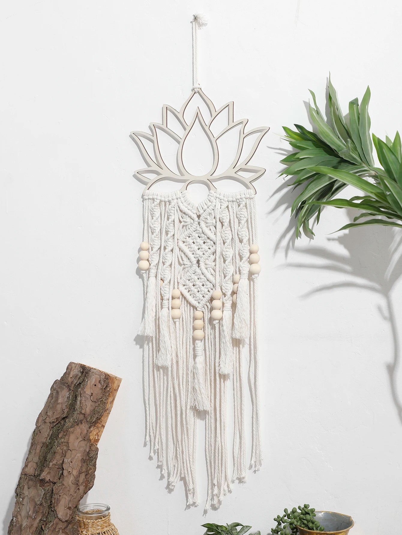 Lotus Serenity | Boho Wall Hanging Dreamcatcher