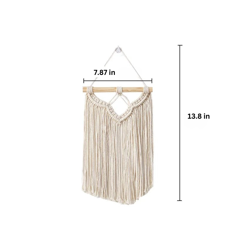 Celestial Weave | Boho Tapestry | Creamy White