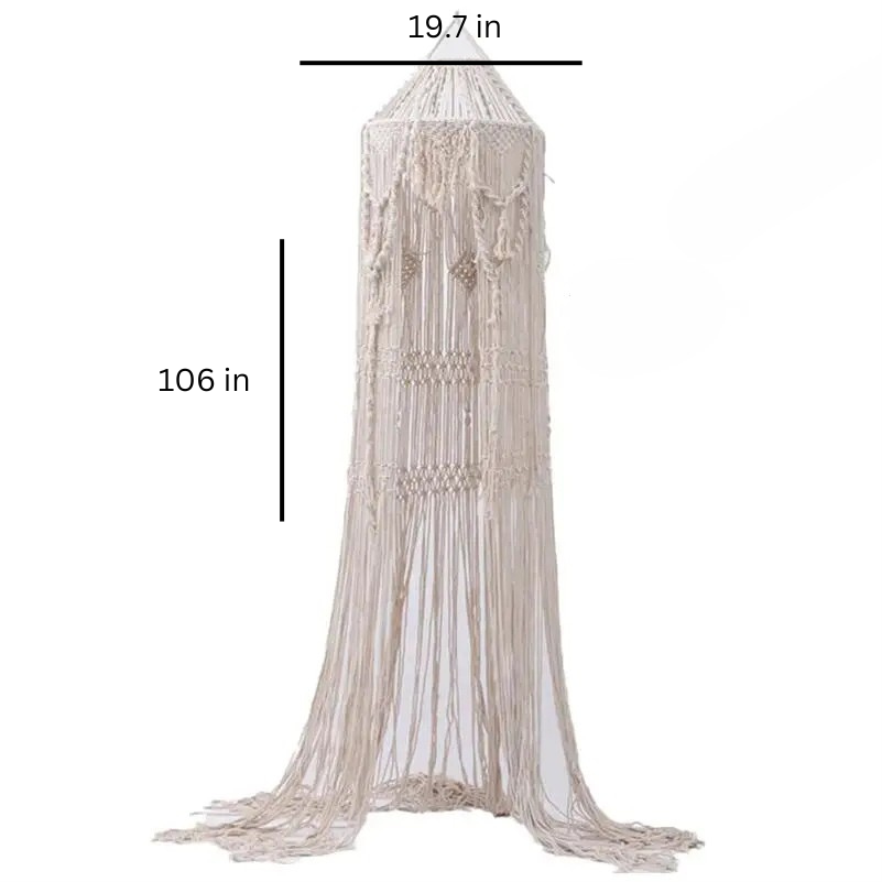 Dreamy Heart | Boho Macrame Tent Tapestry