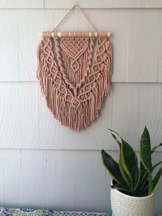 Blush Aura | Boho Wall Art | Pink