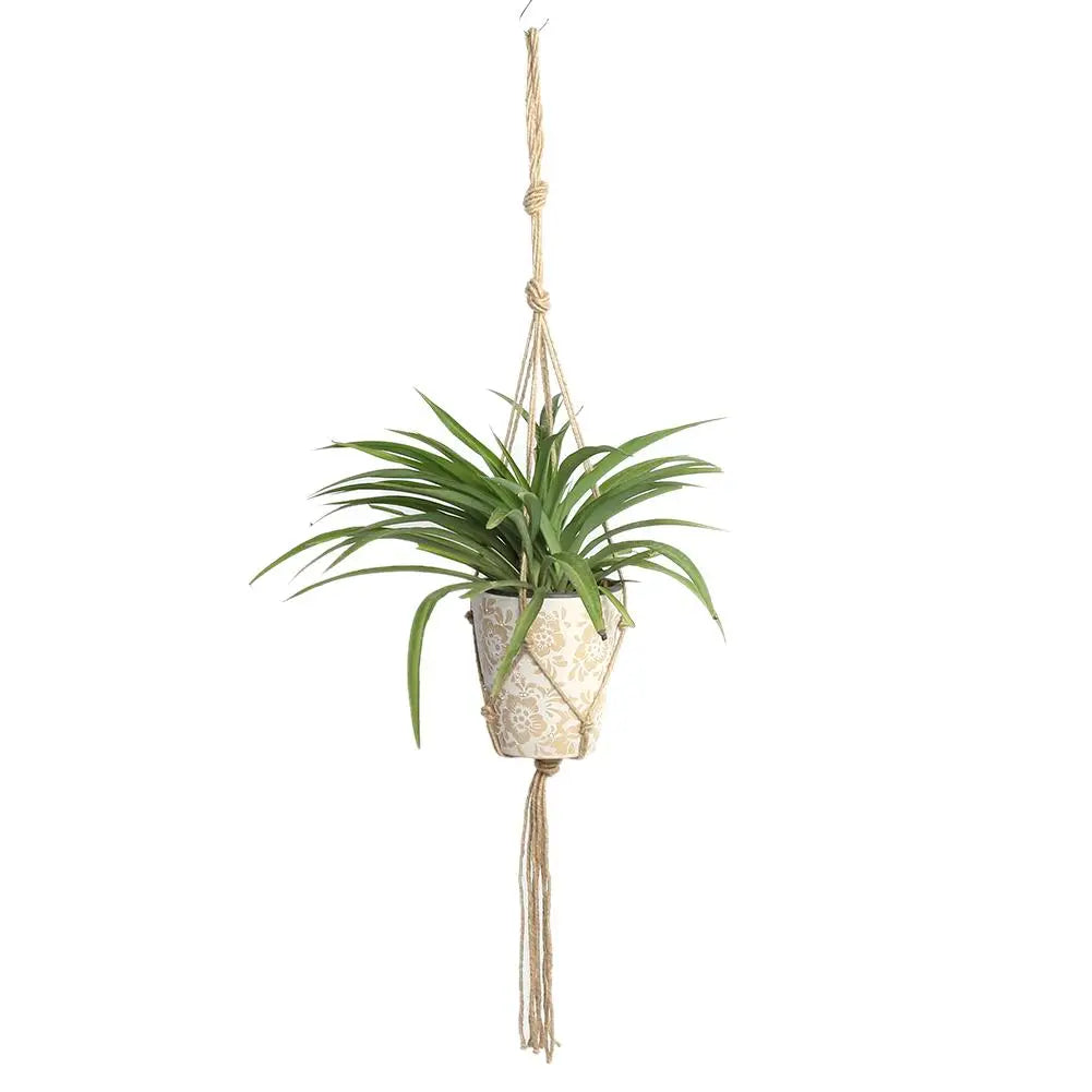 SoleaNest | Beige Macrame Plant Hanger