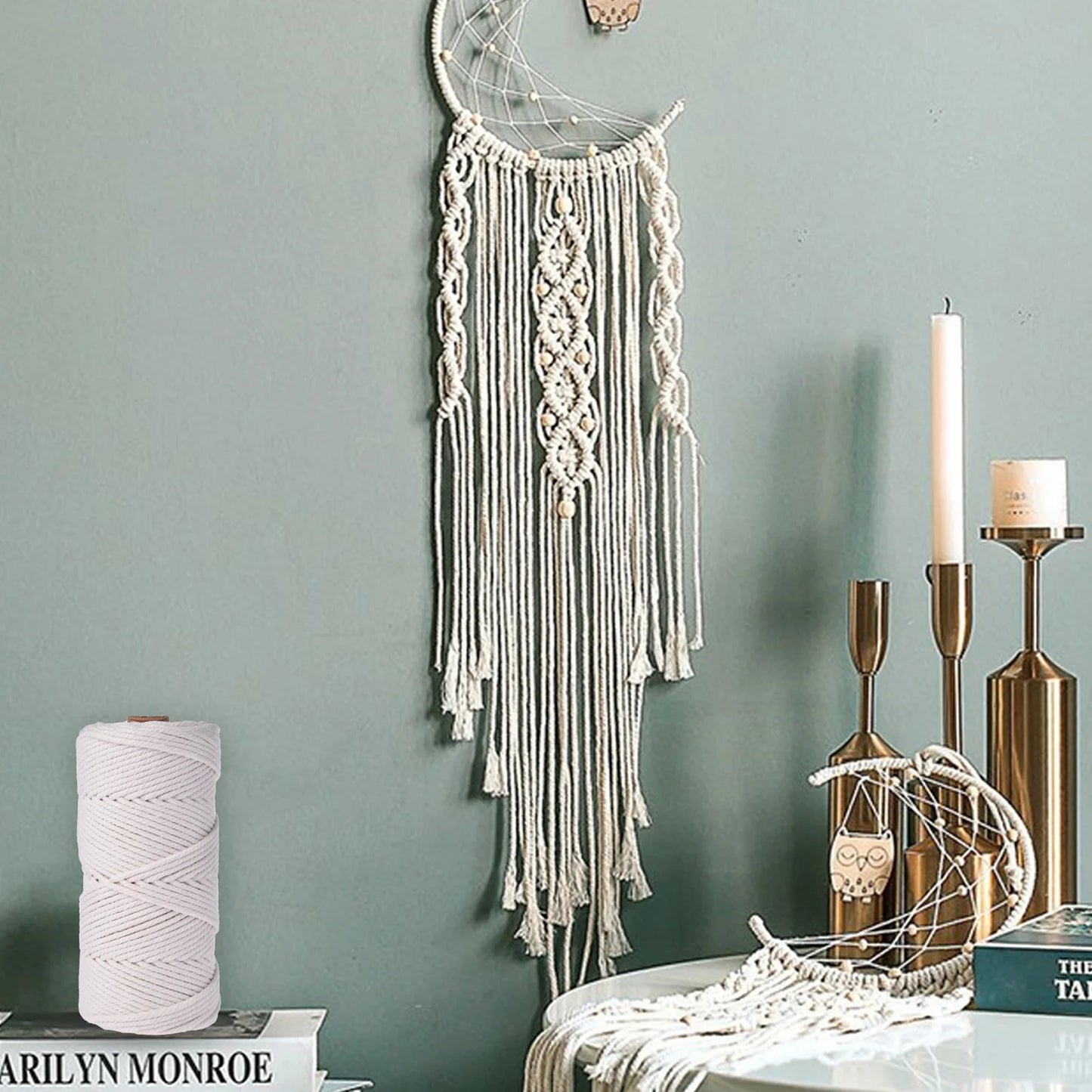 Knotty Bliss | DIY Macrame Starter Kit | White