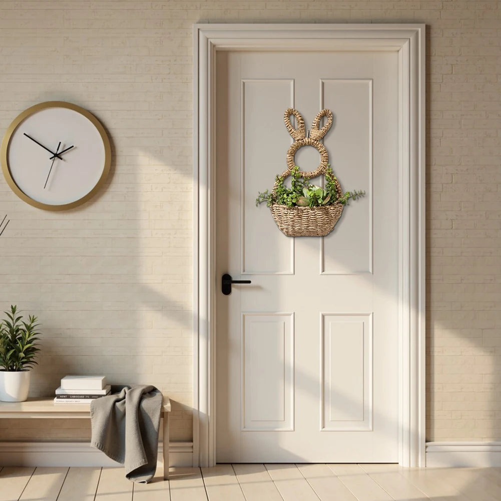 WillowBun | Light Grey Bunny Wall Hanging Planter