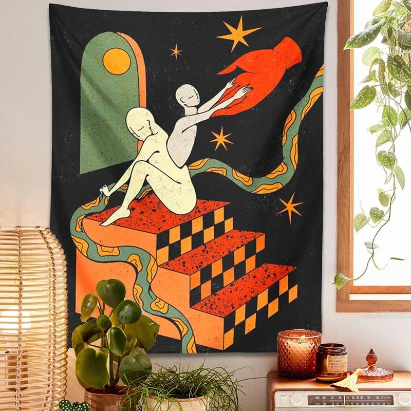 Mystic Mandala | Psychedelic Hippie Tapestry