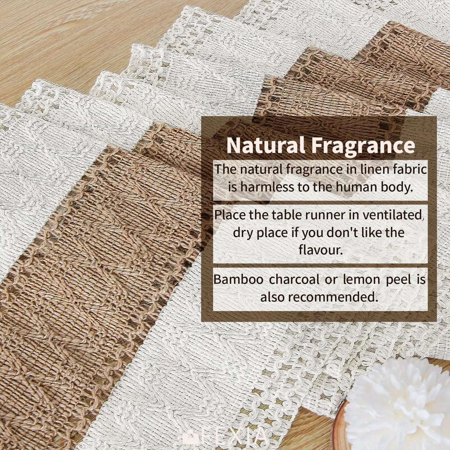 Serene Harvest | Rustic Table Runner