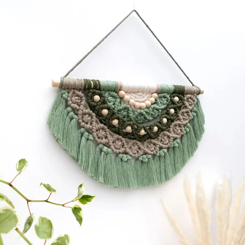 Mystic Loom | Handwoven Wall Tapestry | Green