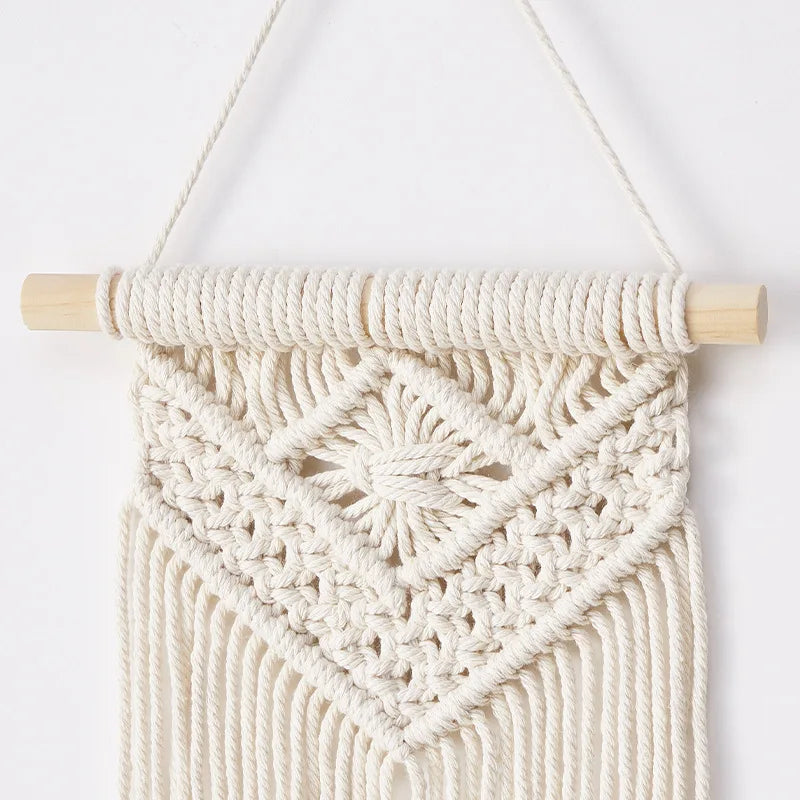 Celestial Weave | Boho Tapestry | Creamy White