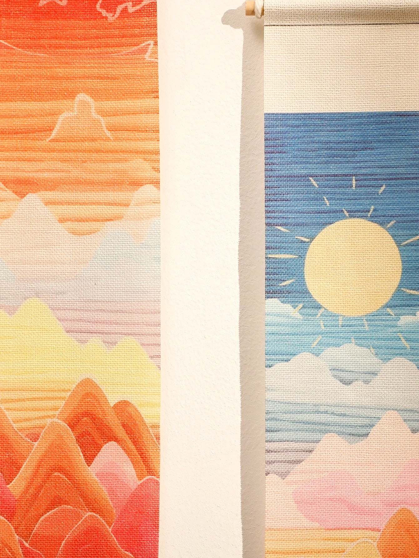 Aurora Glow Tapestry | Handcrafted Boho Wall Hanging