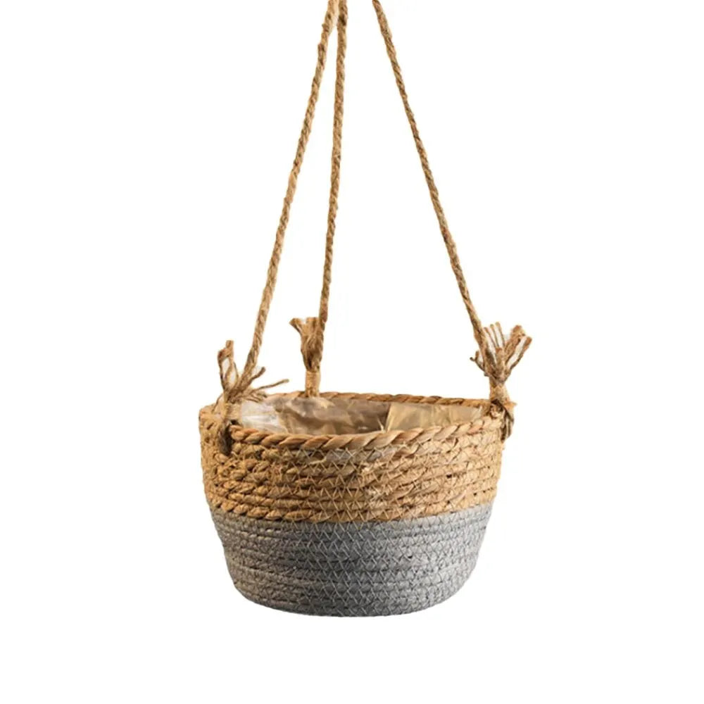 StoneNest | Grey Hanging Plant Basket