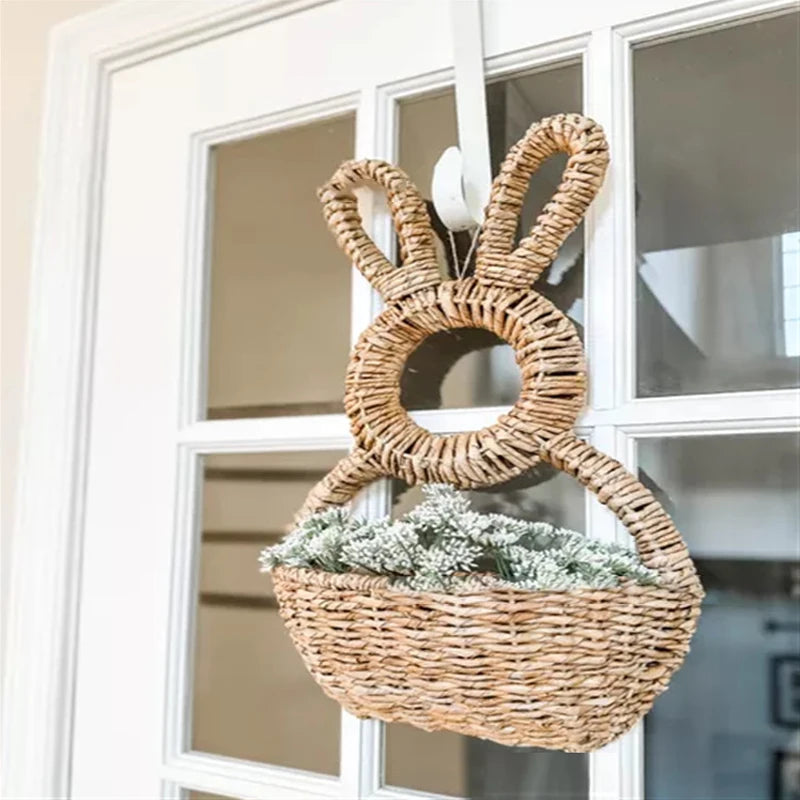 WillowBun | Light Grey Bunny Wall Hanging Planter