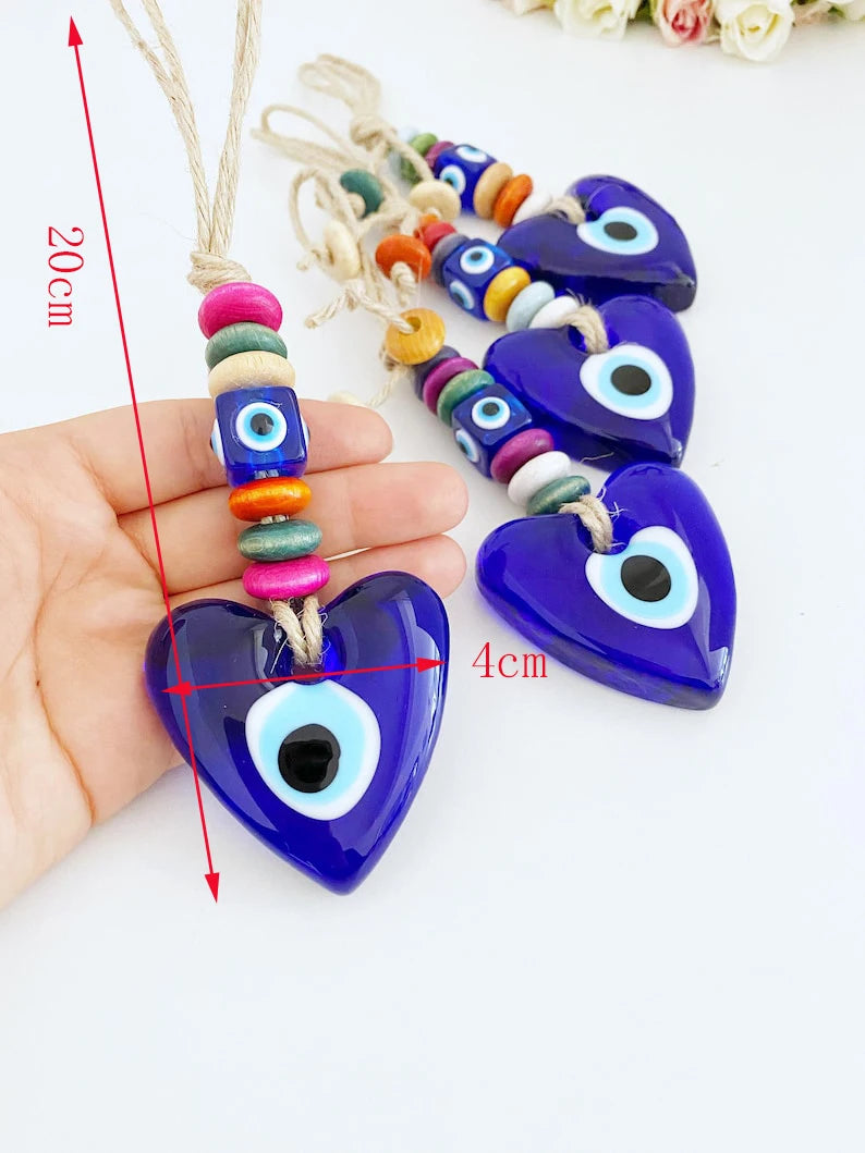 Enchanted Heart | Evil Eye Wall Hanging