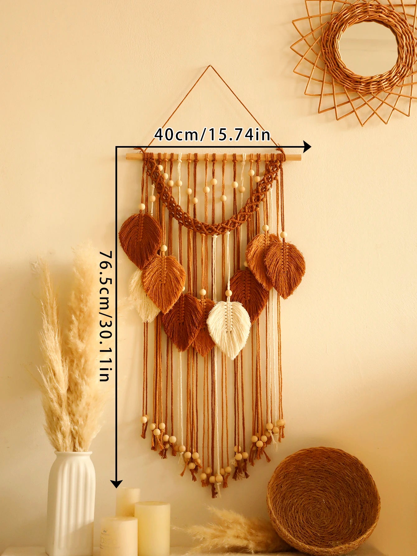 Leaf Reverie | Boho Wall Tapestry