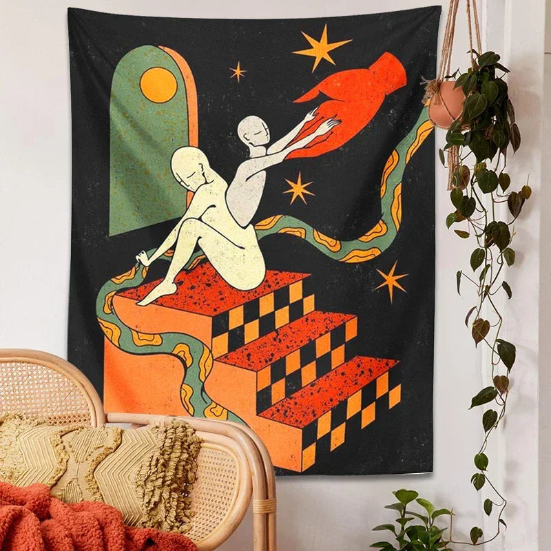 Mystic Mandala | Psychedelic Hippie Tapestry
