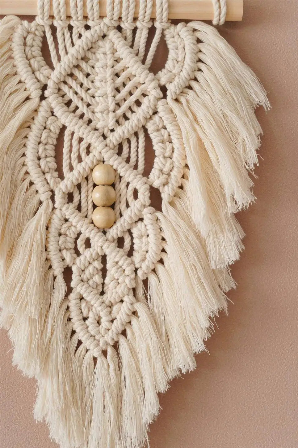 Verdant Leaf | Macrame Hanging Tapestry | Light Green