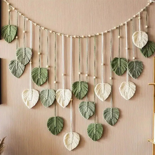 Verde Harmony | Boho Wall Hanging Decor | Green