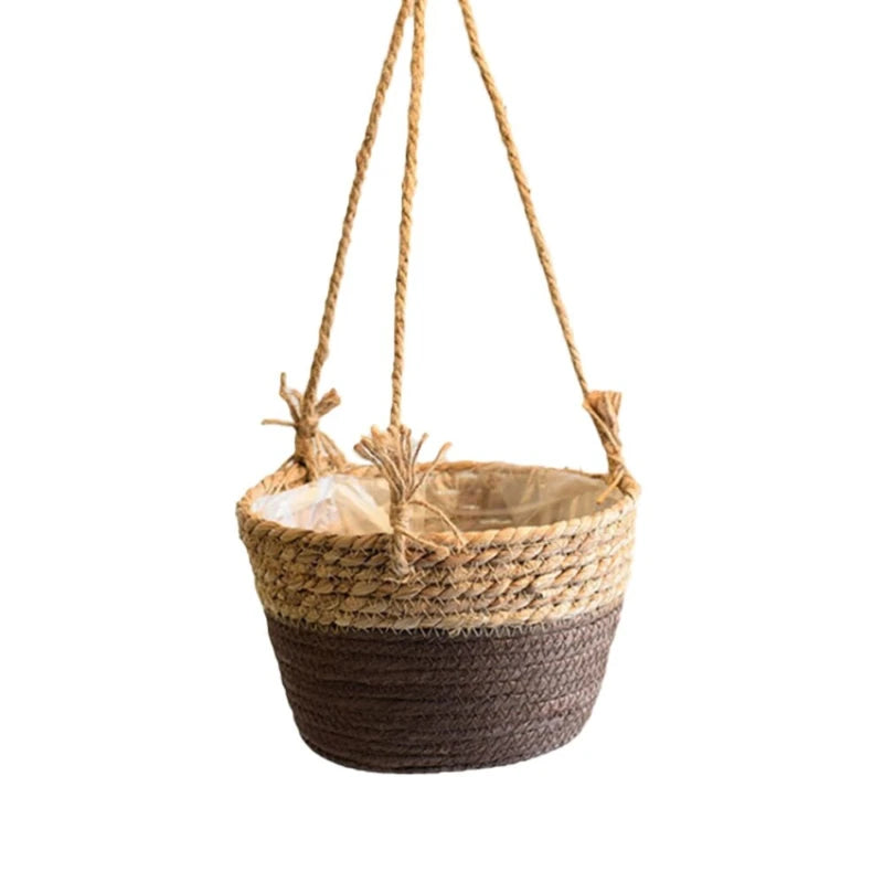 StoneNest | Grey Hanging Plant Basket