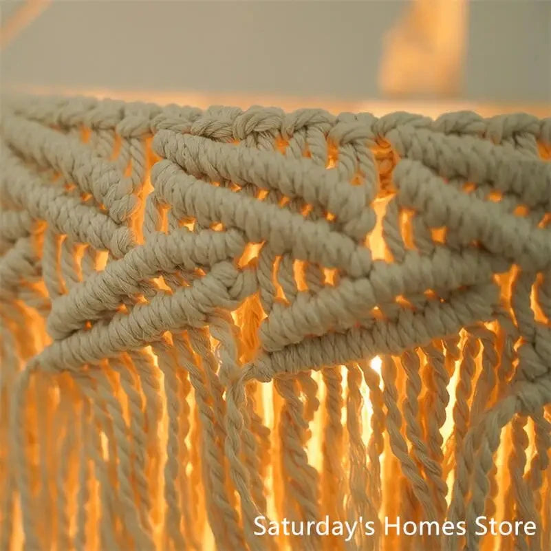 Mystic Glow | Macrame Lamp Shade