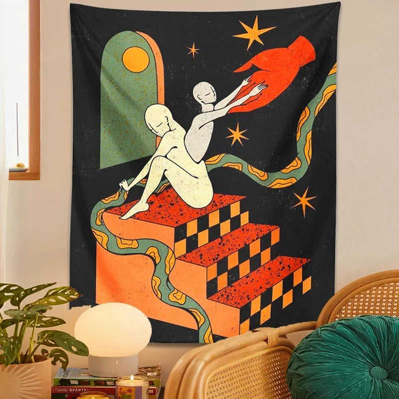Mystic Mandala | Psychedelic Hippie Tapestry