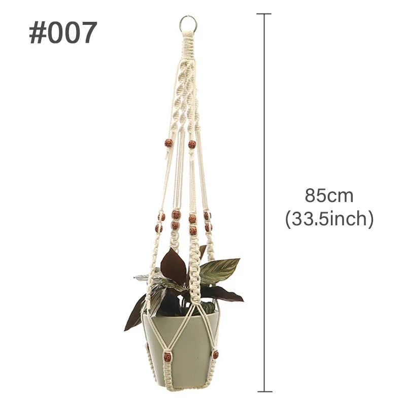 HaloBloom | White Boho Plant Hanger