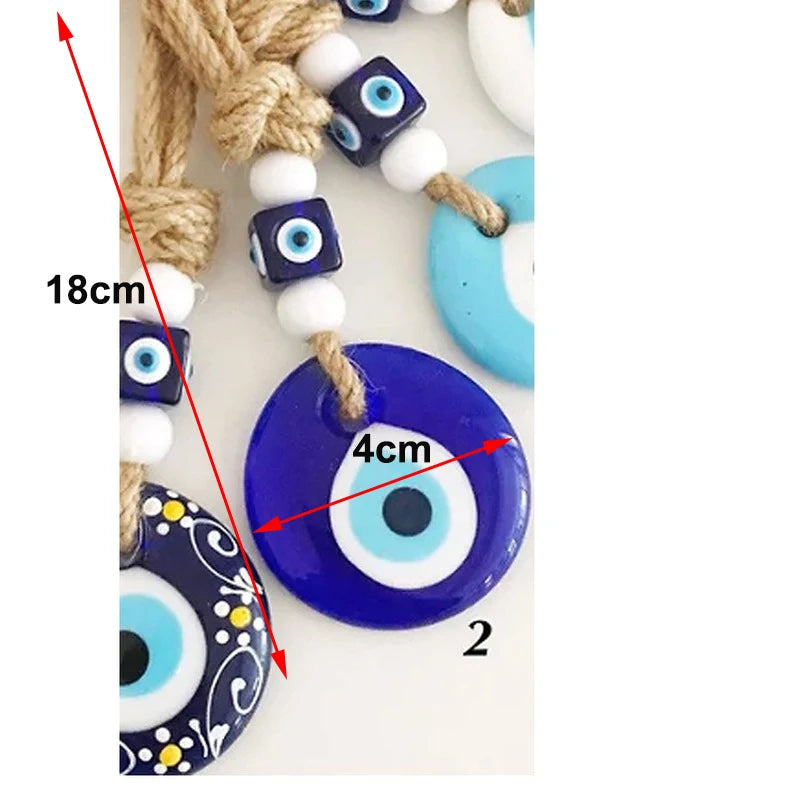 Enchanted Heart | Evil Eye Wall Hanging