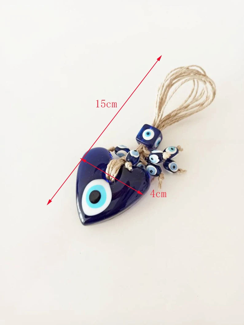 Enchanted Heart | Evil Eye Wall Hanging