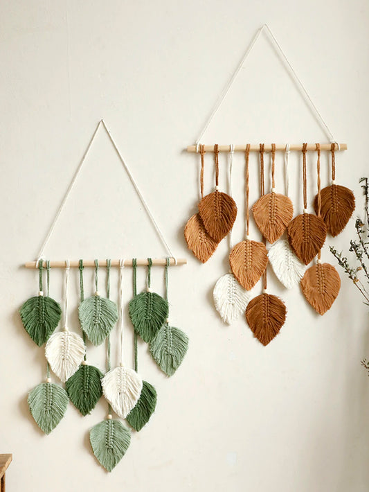 Leaf Reverie | Boho Wall Tapestry
